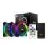 Computer Fan Set ARGB Darkflash DR12 Pro 3in1 120x120 (black)