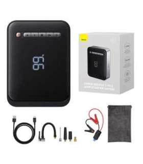 Powerbank / Starter + Compressor 2in1 Baseus Super Energy Car Jump Starter, 8000mAh, 1000A USB (black)
