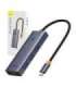Hub 5w1 Baseus UltraJoy 5-Port (1xHDMI4K@30Hz + 4xUSB 3.0) grey