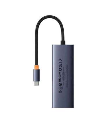 Hub 5w1 Baseus UltraJoy 5-Port (1xHDMI4K@30Hz + 4xUSB 3.0) grey