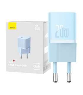 Mini wall charger Baseus GaN5 20W (blue)