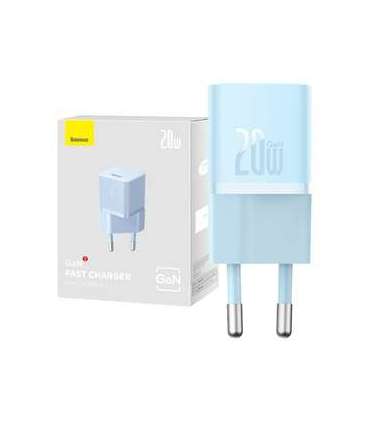 Mini wall charger Baseus GaN5 20W (blue)