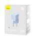 Mini wall charger Baseus GaN5 20W (blue)