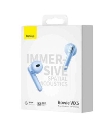 Earphones TWS Baseus Bowie WX5 (blue)