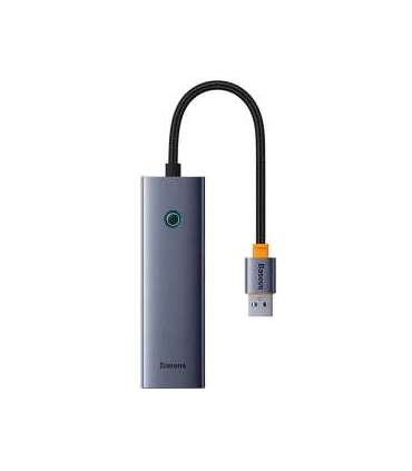 4in1 Hub Baseus  UltraJoy USB-A do 4xUSB 3.0 (space grey)