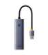 4in1 Hub Baseus  UltraJoy USB-A do 4xUSB 3.0 (space grey)
