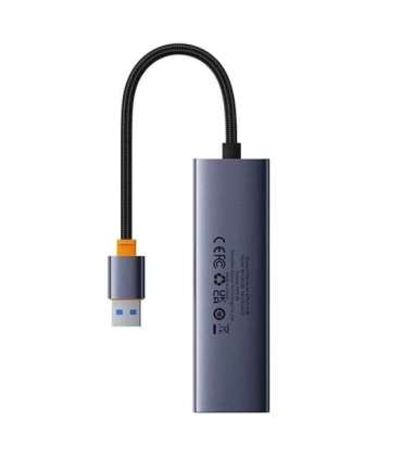 4in1 Hub Baseus  UltraJoy USB-A do 4xUSB 3.0 (space grey)
