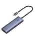 6in1 Hub Baseus  UltraJoy USB-C do HDMI4K@30Hz1+3xUSB 3.0+PD+RJ45 (space grey)