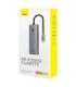6in1 Hub Baseus  UltraJoy USB-C do HDMI4K@30Hz1+3xUSB 3.0+PD+RJ45 (space grey)