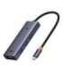 Hub 5in1 Baseus UltraJoy 5-Port (4xUSB 3.0,  PD) grey