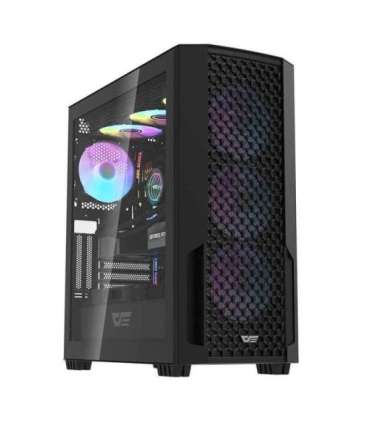 Computer case Darkflash DF2100 + 4 ARGB fans (black)