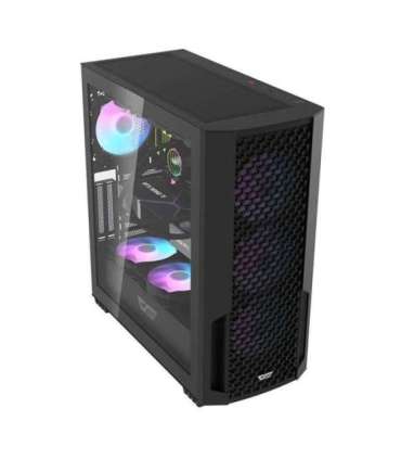 Computer case Darkflash DF2100 + 4 ARGB fans (black)