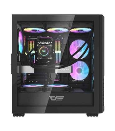 Computer case Darkflash DF2100 + 4 ARGB fans (black)