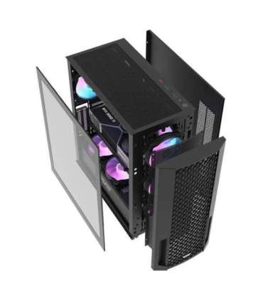 Computer case Darkflash DF2100 + 4 ARGB fans (black)