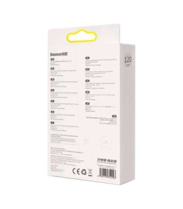 Kabel USB do iP Baseus Crystal Shine, 2.4A, 1.2m (niebieski)