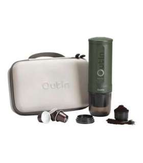 Outin Nano 7500mAh portable coffee maker set (Green) + protective case