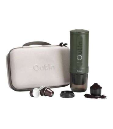 Outin Nano 7500mAh portable coffee maker set (Green) + protective case