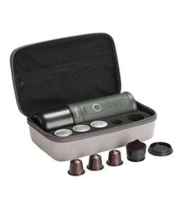 Outin Nano 7500mAh portable coffee maker set (Green) + protective case
