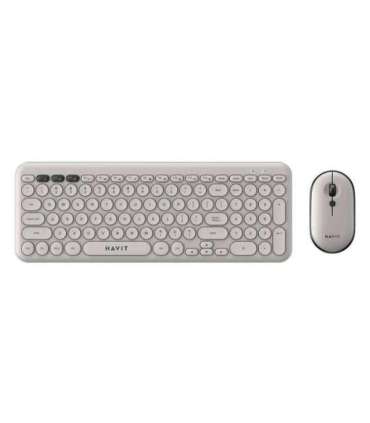 Havit KB254GCM wireless 2-in-1 gaming set keyboard + mouse (grey) (QWERTY)