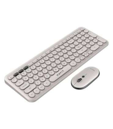 Havit KB254GCM wireless 2-in-1 gaming set keyboard + mouse (grey) (QWERTY)