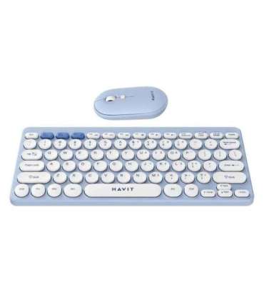 Havit KB279GCM wireless 2-in-1 gaming set keyboard + mouse (blue) (QWERTY)