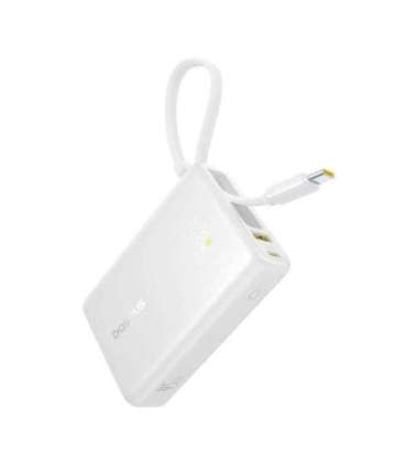 Powerbank Baseus PicoGo Digital Display 10000mAh 45W (biały)