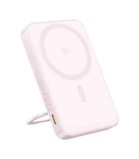 Baseus powerbank with stand PicoGo Qi2 5000mAh 20W (pink)