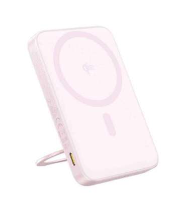 Baseus powerbank with stand PicoGo Qi2 5000mAh 20W (pink)