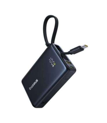 Powerbank Baseus PicoGo Digital Display 10000mAh 45W (czarny)