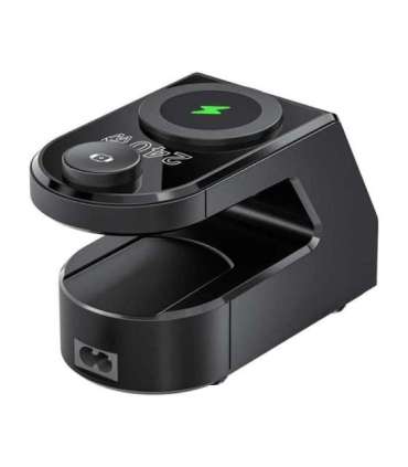 Blitzwolf BW-FW10 alarm clock with charger 2xUSB-A, 4xUSB-C, 240W