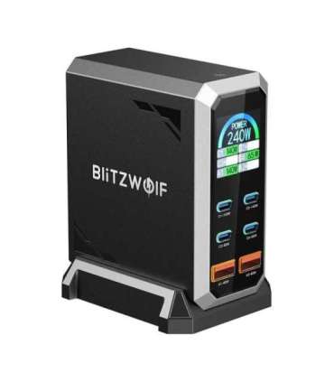 Blitzwolf BW-S31 2xUSB-A, 4xUSB-C, PD, 240W network charger.
