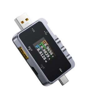 Tester USB 2w1 FNIRSI FNAC-28 USB-C USB-A