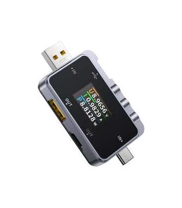 Tester USB 2w1 FNIRSI FNAC-28 USB-C USB-A