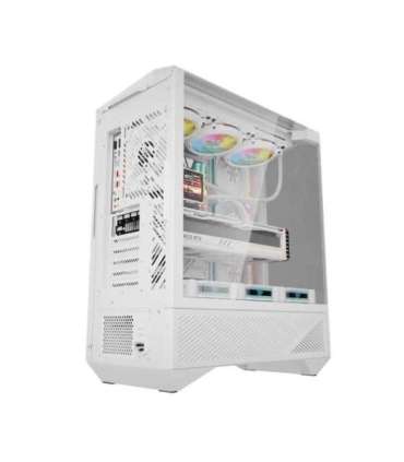 Darkflash DY460 computer case (White) + 4 ARGB fans