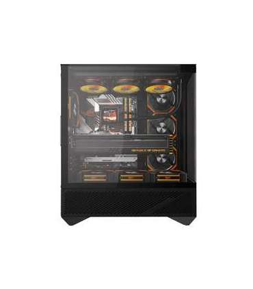 Darkflash DY460 computer case (Black) + 4 ARGB fans