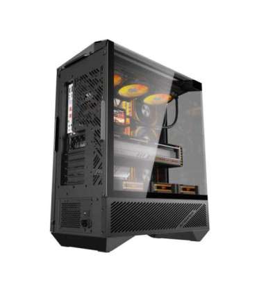 Darkflash DY460 computer case (Black) + 4 ARGB fans
