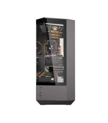 Darkflash DY460 computer case (Black) + 4 ARGB fans