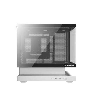 Darkflash F1 computer case (White) + 6 ARGB fans