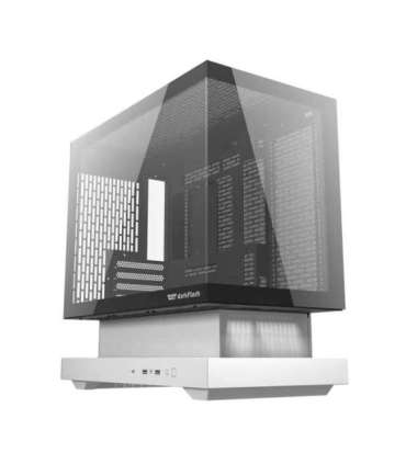 Darkflash F1 computer case (White) + 6 ARGB fans