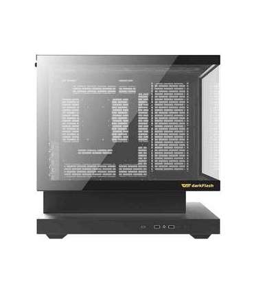 Darkflash F1 computer case (Black) + 6 ARGB fans