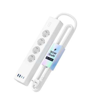 Meross MSP844(EU) smart fast charging power strip, 4 outlets + 2x USB-A + 2x USB-C (Matter)