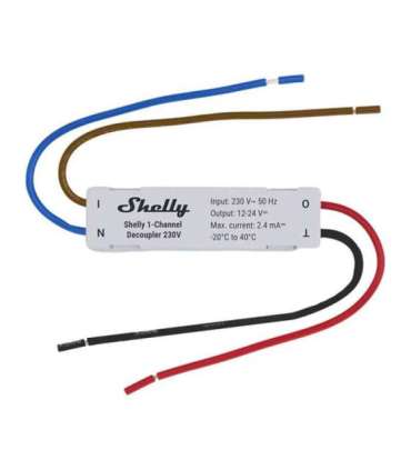Shelly Decoupler 1-channel decoupler 230V
