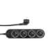 Smart 12A Shelly Power Strip 4 Gen4 Zigbee/Matter black
