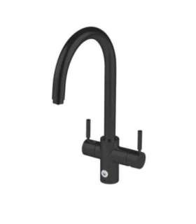Mixer taps ISE J-shape 4N1 Black Velvet 4N1JBK