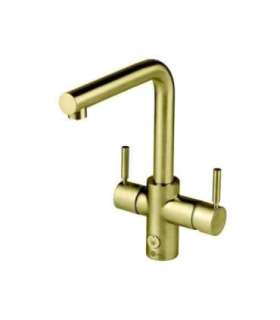Mixer taps ISE L-shape 4N1 Tap Brushed Gold  4N1LBG