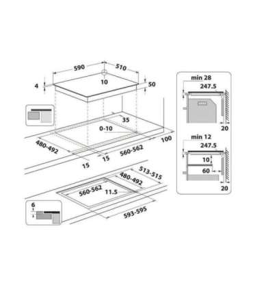 Hob WHIRLPOOL WS QS460 NE