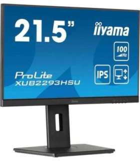 21,5" IPS-panel, 1920x1080@100Hz, 15cm Height Adj. Stand, 300cd/m², Speakers, HDMI, DisplayPort, 1ms MPRT, USB 2x2.0