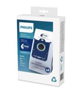 Philips s-bag Vacuum cleaner bags FC8021/03 4 x dust bags One standard fits all 50% longer lifetime 15% more capacity