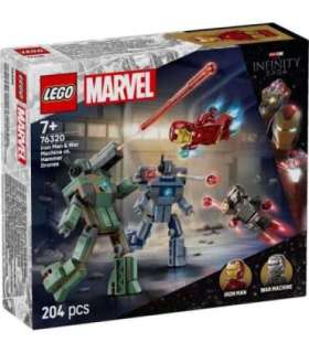 LEGO MARVEL 76320 Iron Man & War Machine vs. Hammer Drones