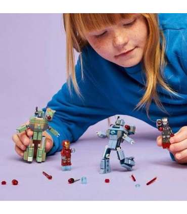 LEGO MARVEL 76320 Iron Man & War Machine vs. Hammer Drones